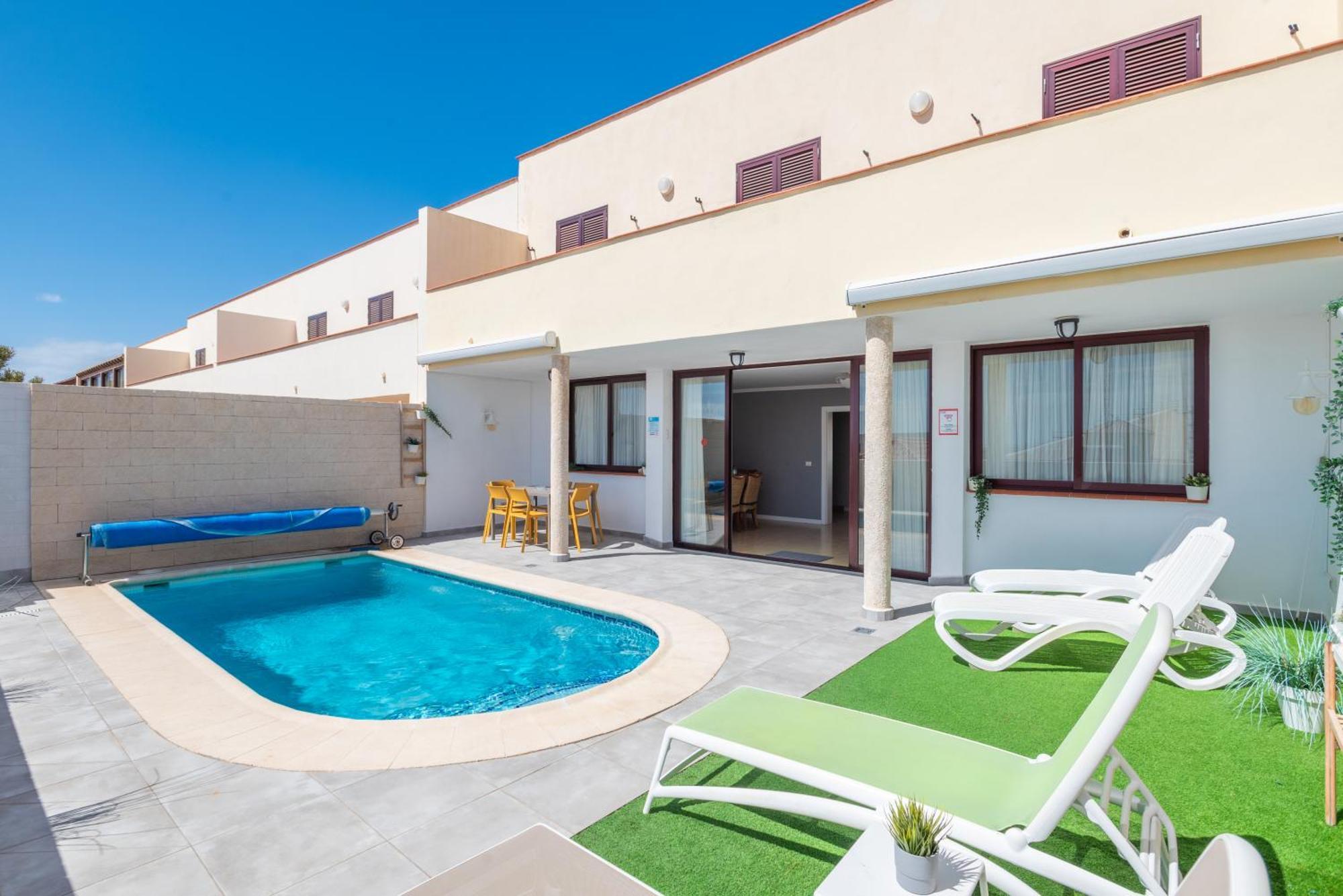 Casa Los Tejales With Climatized Private Pool El Medano  Exterior photo