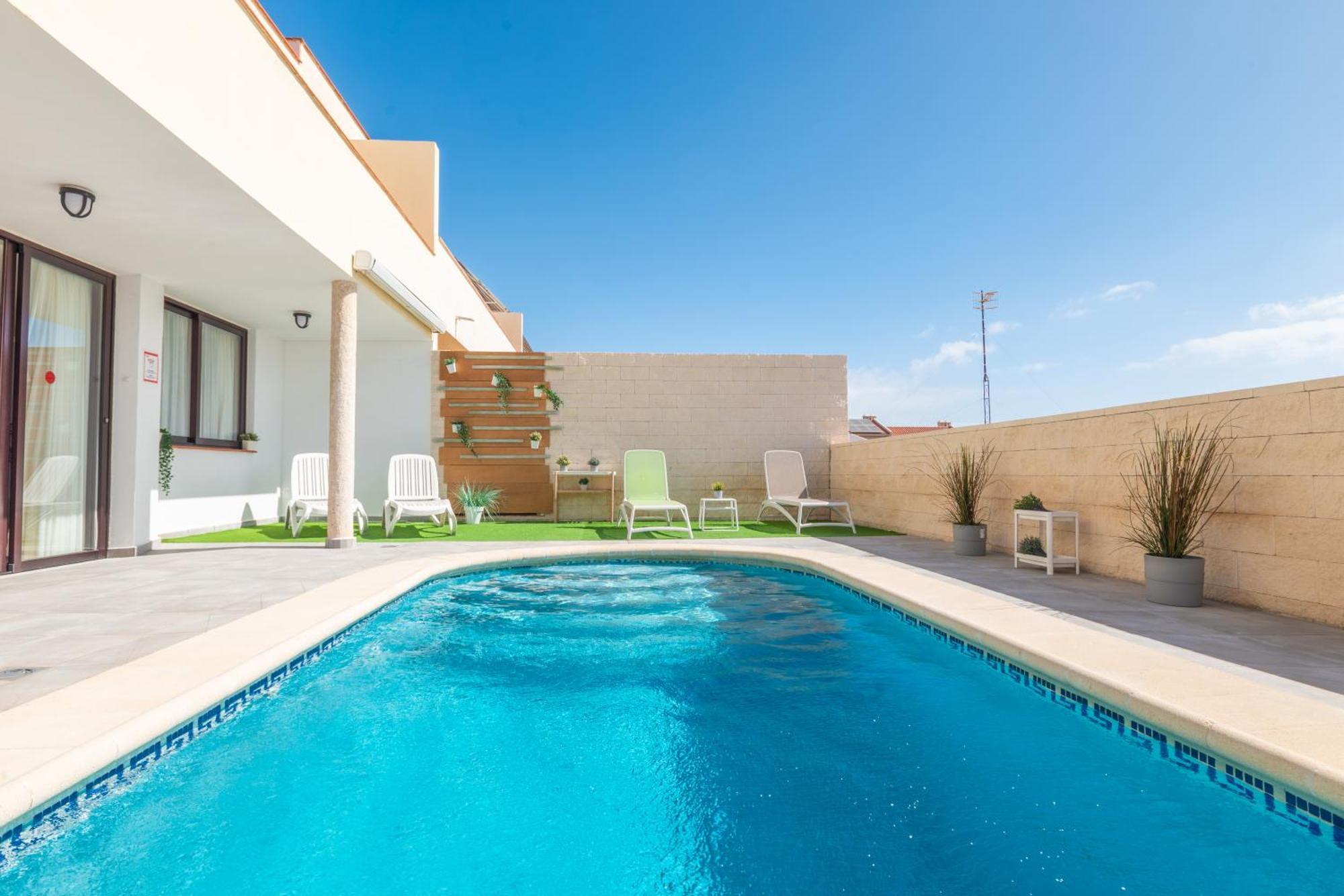 Casa Los Tejales With Climatized Private Pool El Medano  Exterior photo